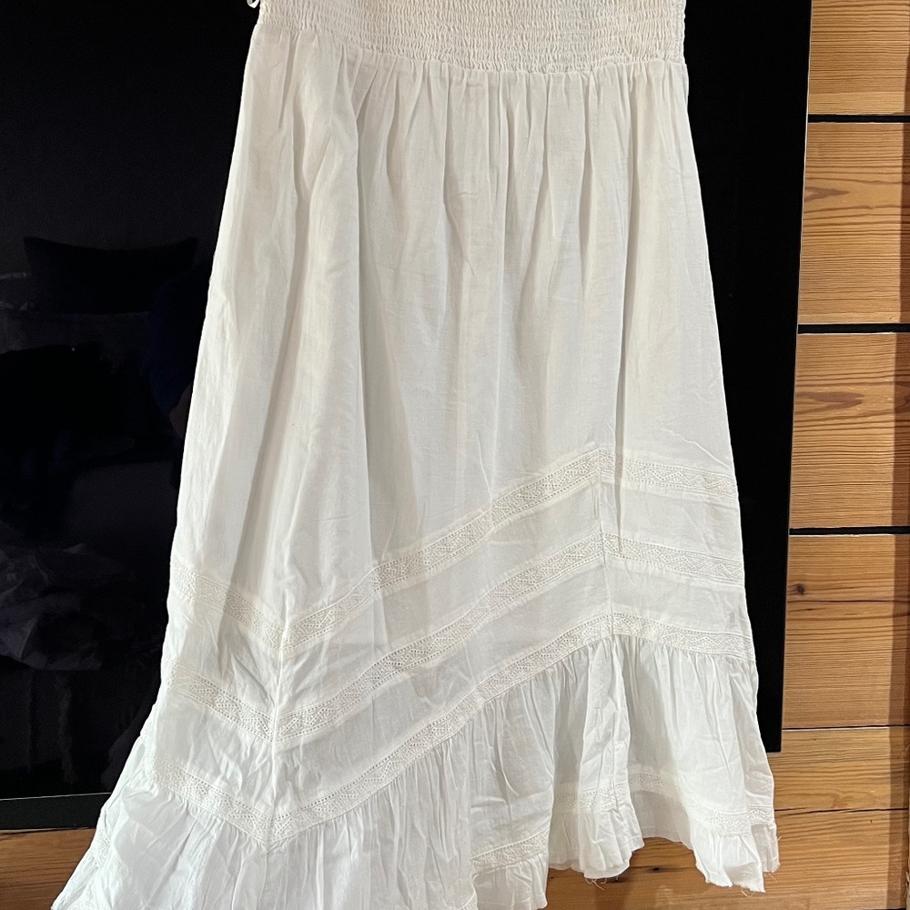 Urban Outfitters Tiered Maxi skirt or dress with ruffles, lace, smocking